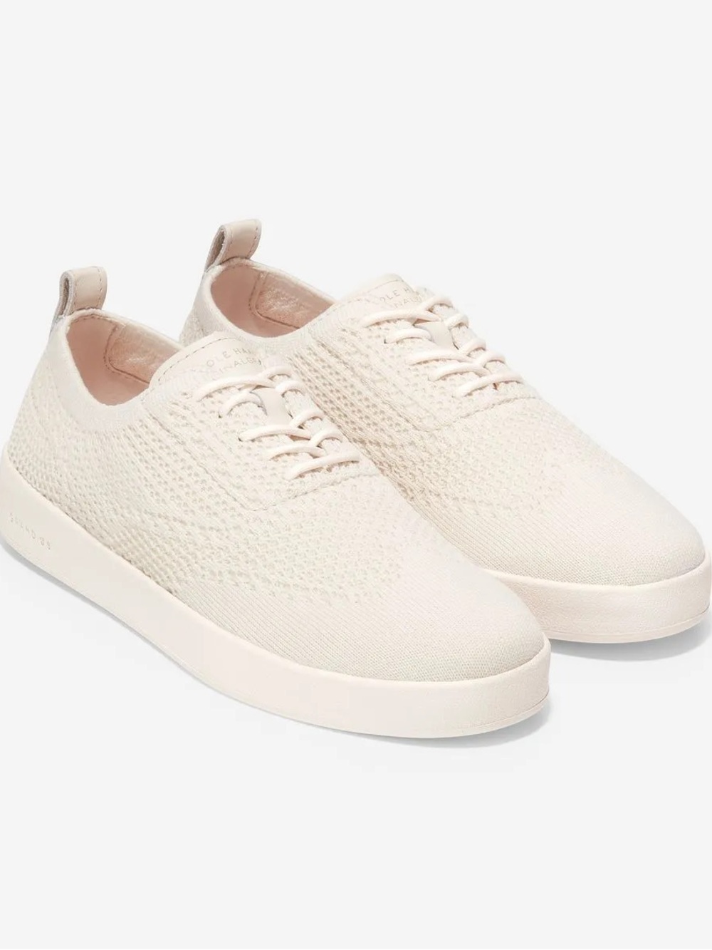 Cole Haan GrandPrø Contender Stitchlite (STL) oxford sneaker birch knit ivory